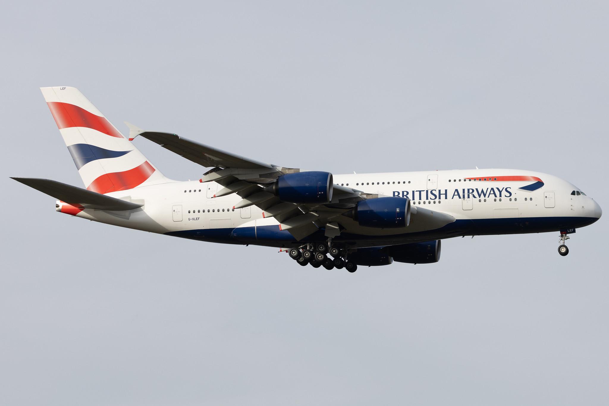 Frankfurt Airport: British Airways (BA / BAW) | Airbus A380-841 A388 | G-XLEF | MSN 151