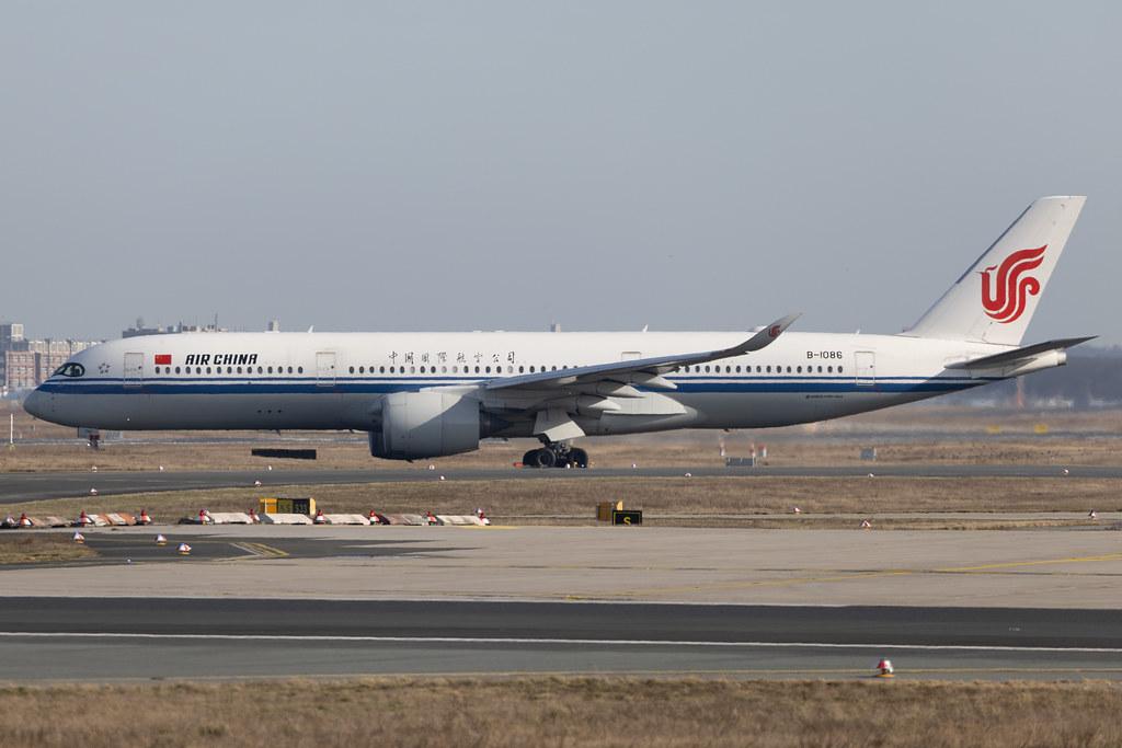 Frankfurt Airport: Air China (CA / CCA) | Airbus A350-941 A359 | B-1086 | MSN 167