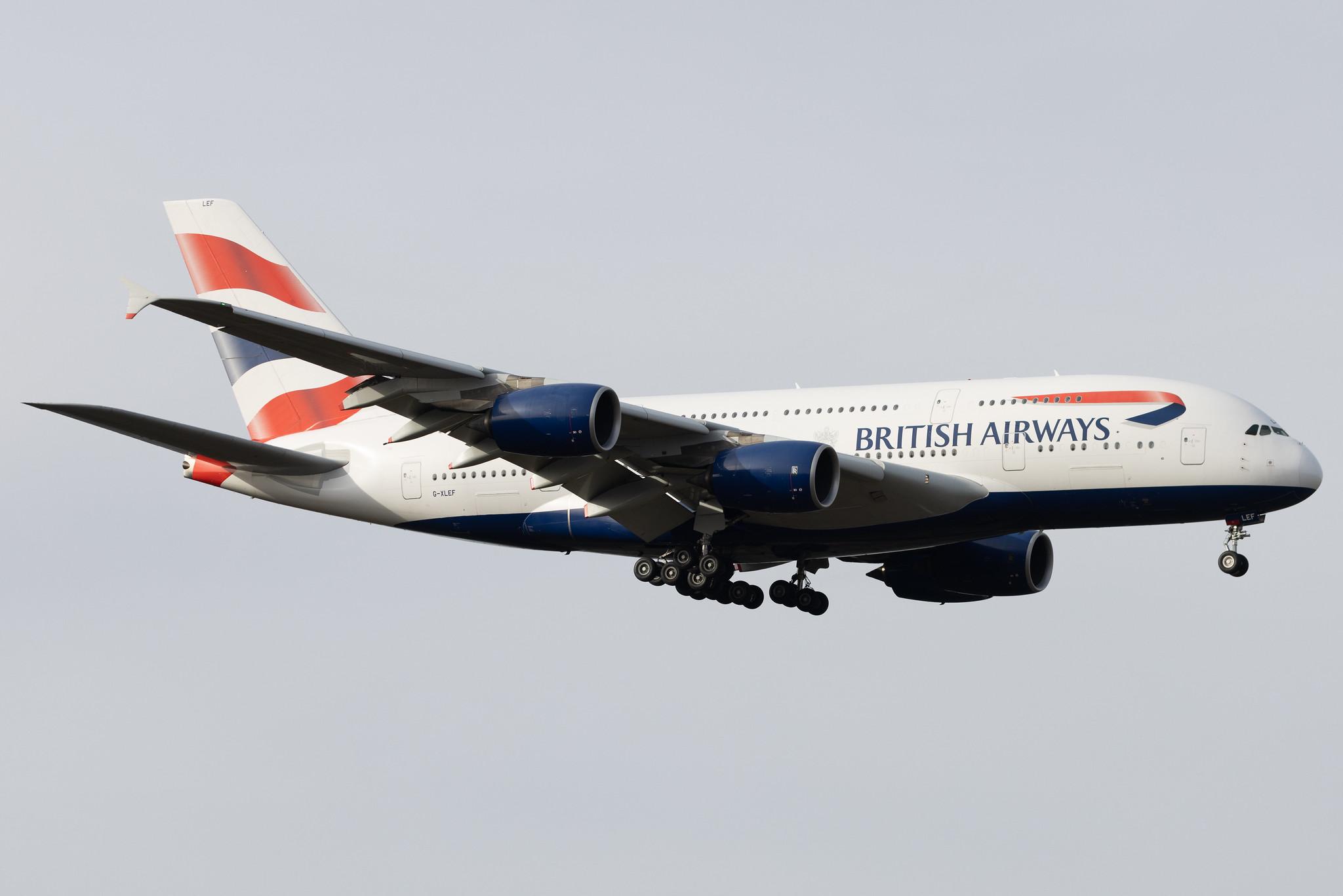 Frankfurt Airport: British Airways (BA / BAW) | Airbus A380-841 A388 | G-XLEF | MSN 151