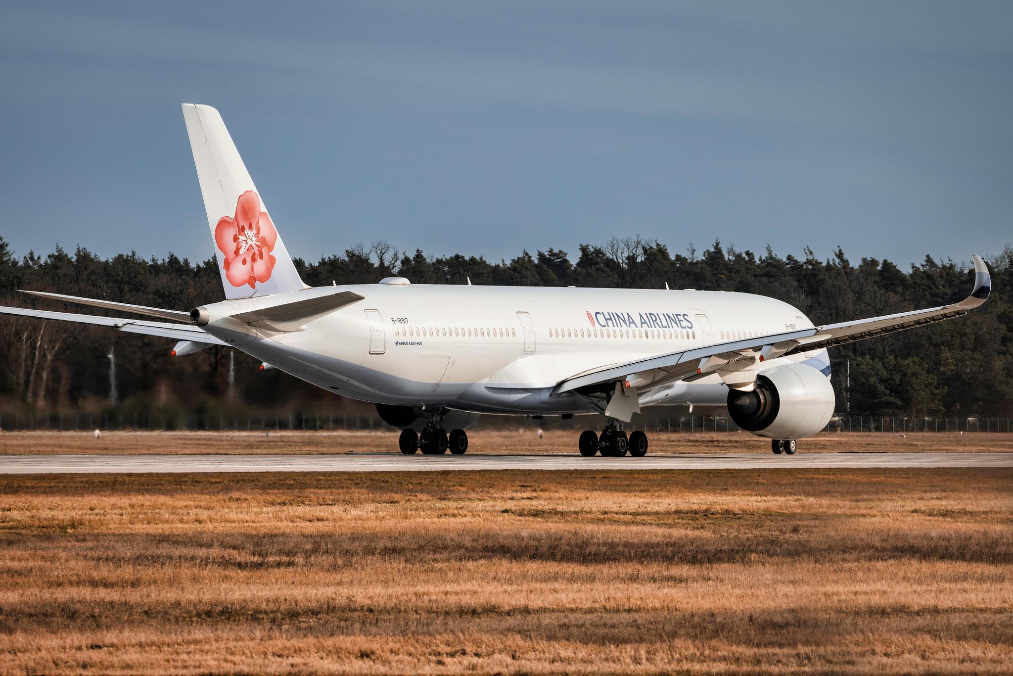 Frankfurt Airport: China Airlines (CI / CAL) | Airbus A350-941 A359 | B-18917 | MSN 208