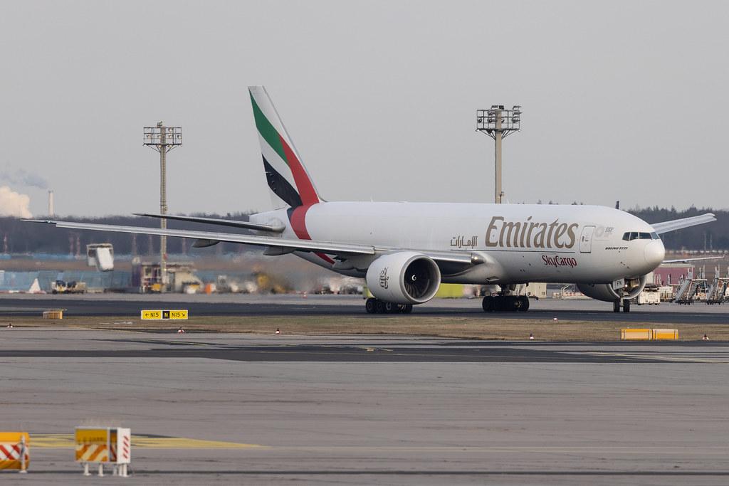 Frankfurt Airport: Emirates SkyCargo (EK / UAE) | Operator: Emirates | Boeing 777-F1H B77L | A6-EFN | MSN 42232