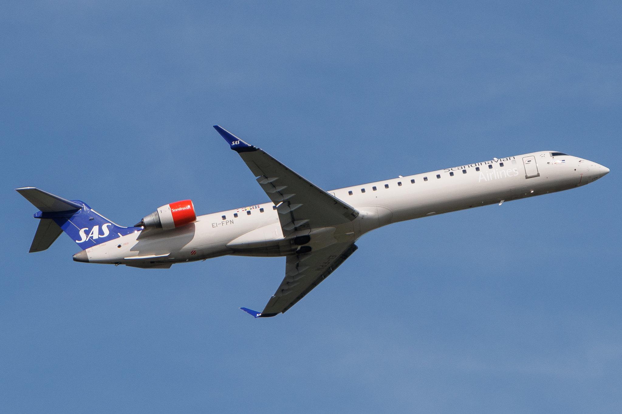 Hamburg Airport: SAS (SK / SAS) | Operator: Cityjet | Mitsubishi CRJ-900LR CRJ9 | EI-FPN | MSN 15433