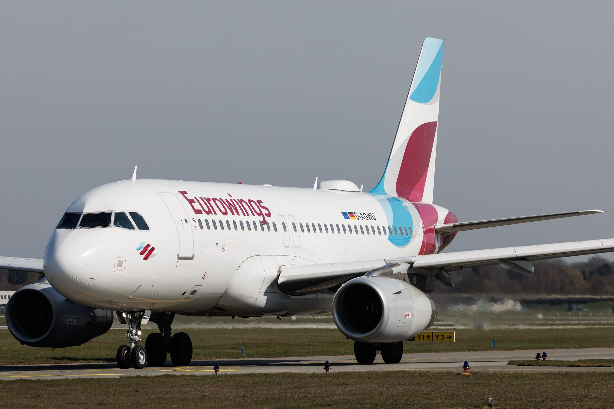 Hamburg Airport: Eurowings (EW / EWG) | Airbus A319-132 A319 | D-AGWU | MSN 5457