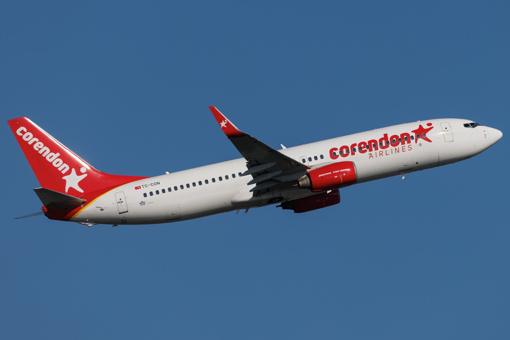 Hamburg Airport: Corendon Airlines (XC / CAI) |  Boeing 737-81D B738 | TC-CON | MSN 39412