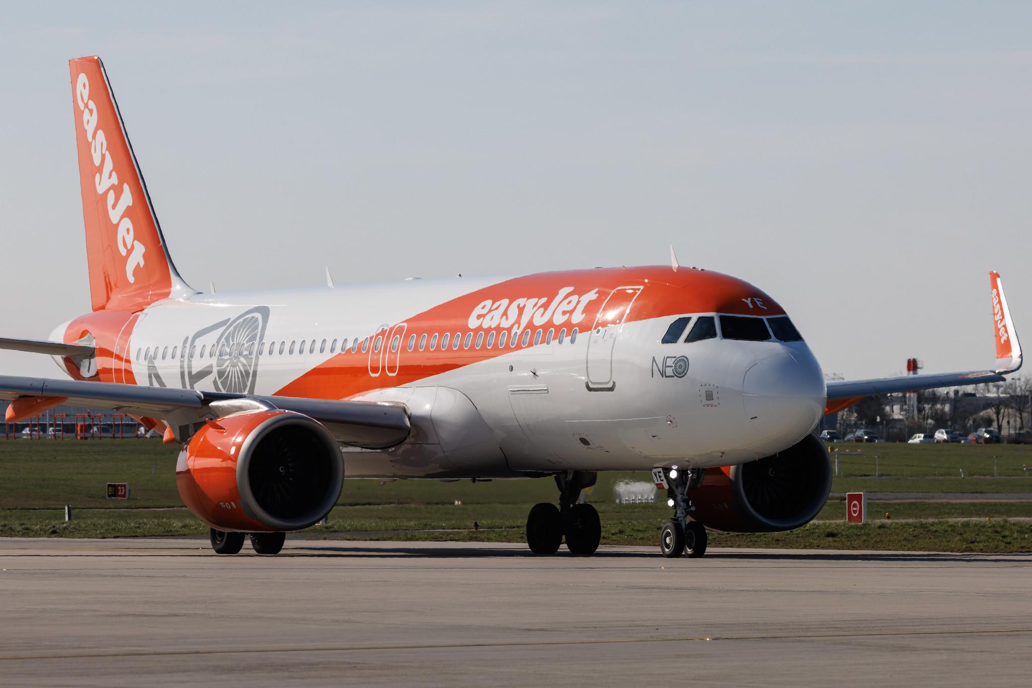 Hamburg Airport: easyJet (U2 / EZY) |  Livery: NEO Livery | Operator: easyJet Switzerland |  Airbus A320-251N A20N | HB-AYE | MSN 10114