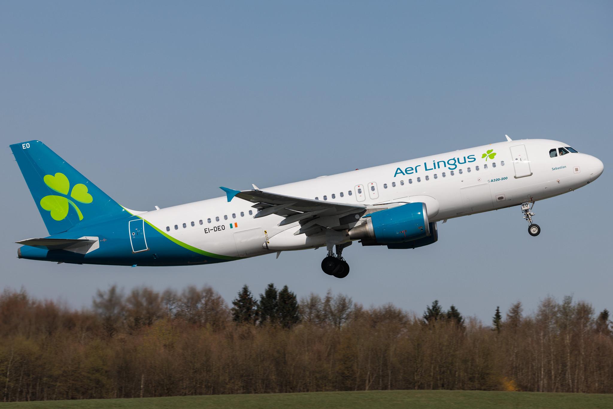 Hamburg Airport: Aer Lingus (EI / EIN) | Airbus A320-214 A320 | EI-DEO | MSN 2486