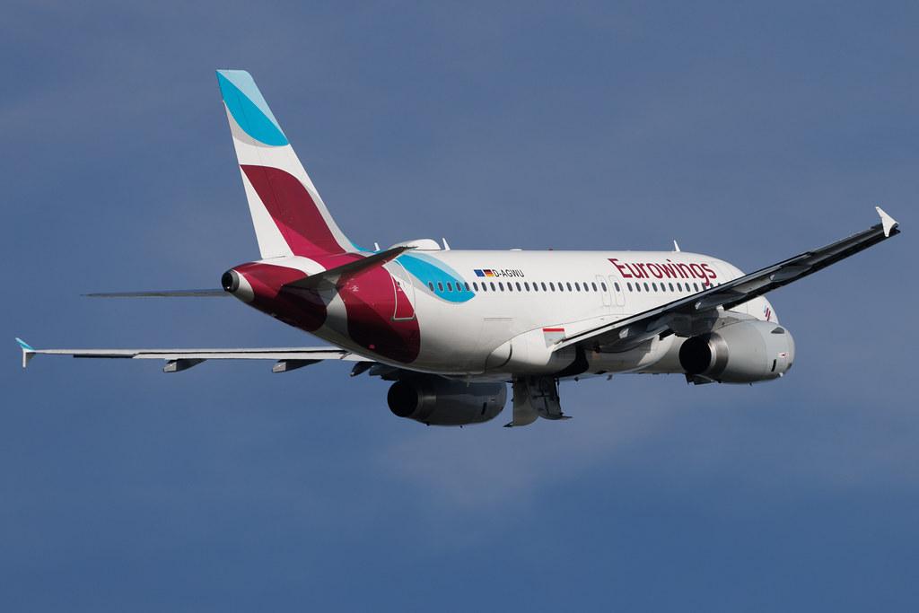 Hamburg Airport: Eurowings (EW / EWG) | Airbus A319-132 A319 | D-AGWU | MSN 5457