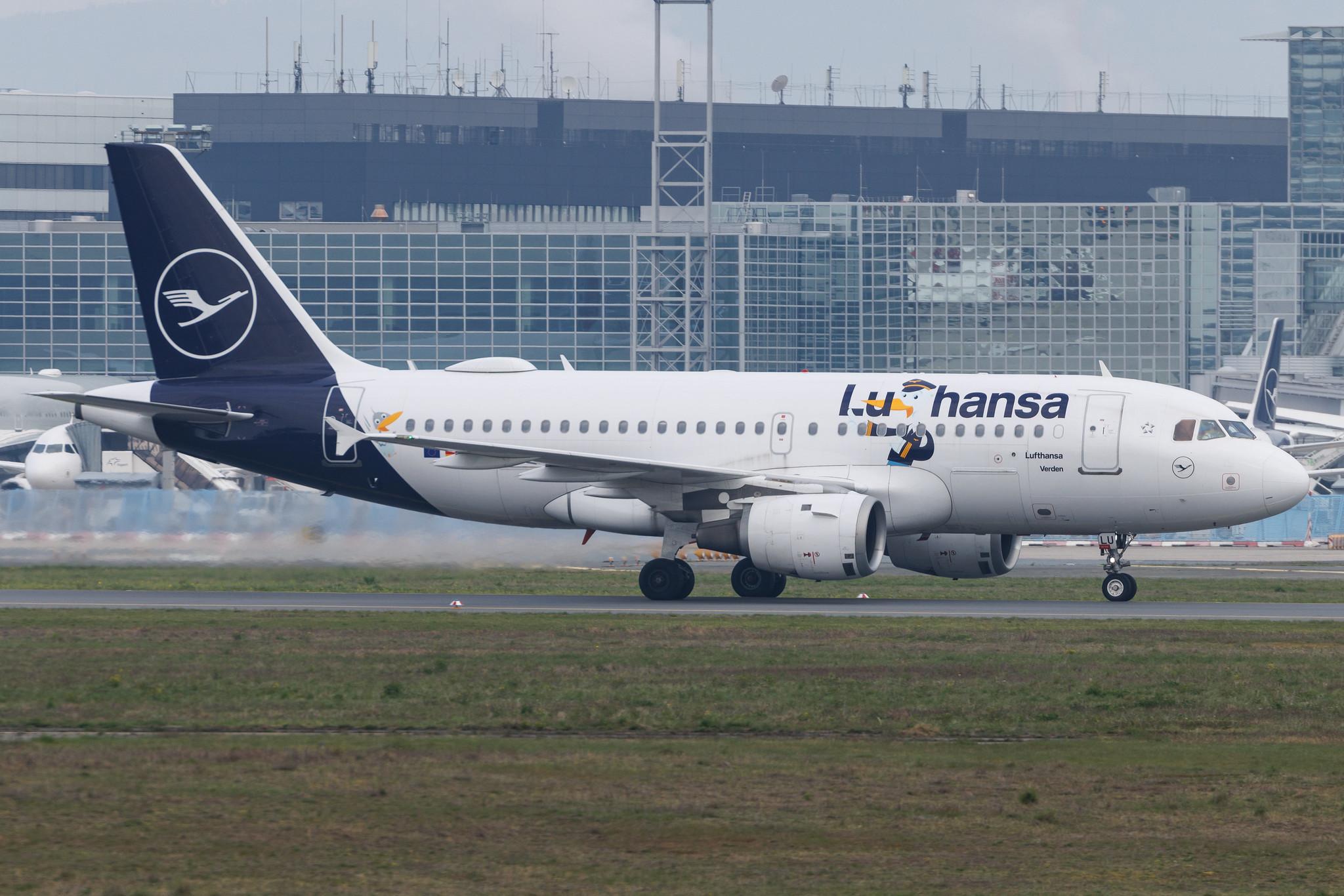 Frankfurt Airport: Lufthansa (LH / DLH) | Livery: Lu Sticker | Airbus A319-114 A319 | D-AILU | MSN 0744