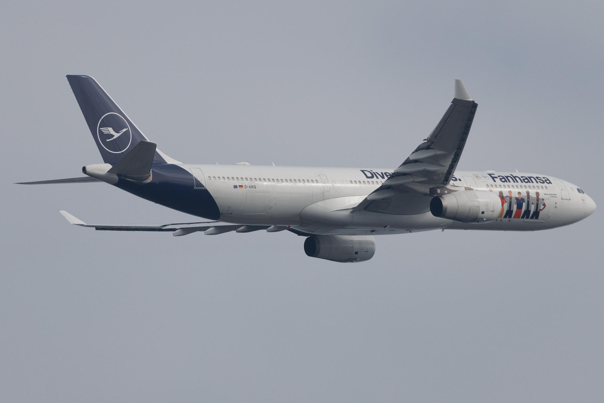 Frankfurt Airport: Lufthansa (LH / DLH) | Livery: Fanhansa Livery | Airbus A330-343 A333 | D-AIKQ | MSN 1305