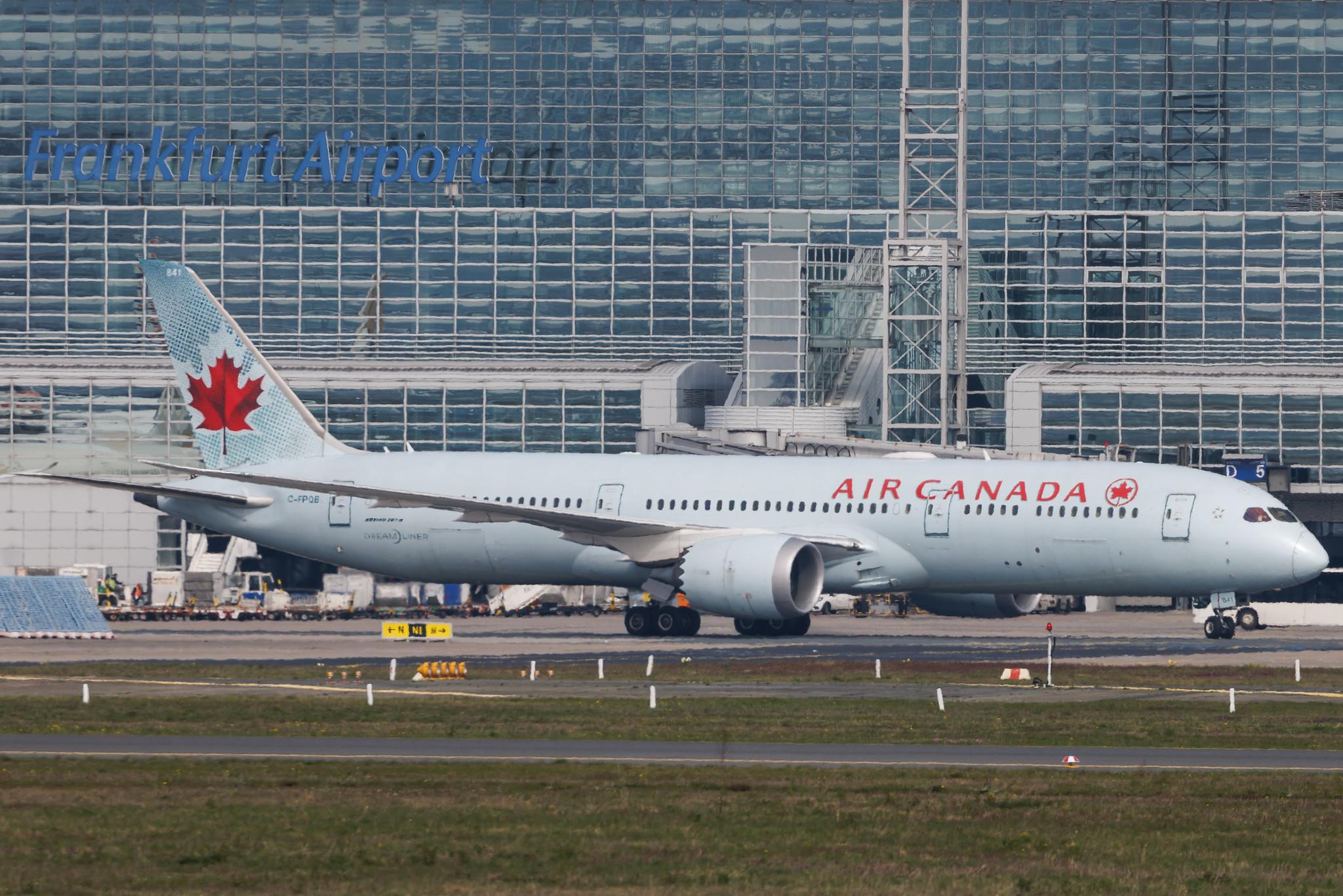 Frankfurt Airport: Air Canada (AC / ACA) | Boeing 787-9 Dreamliner B789 | C-FPQB | MSN 35270