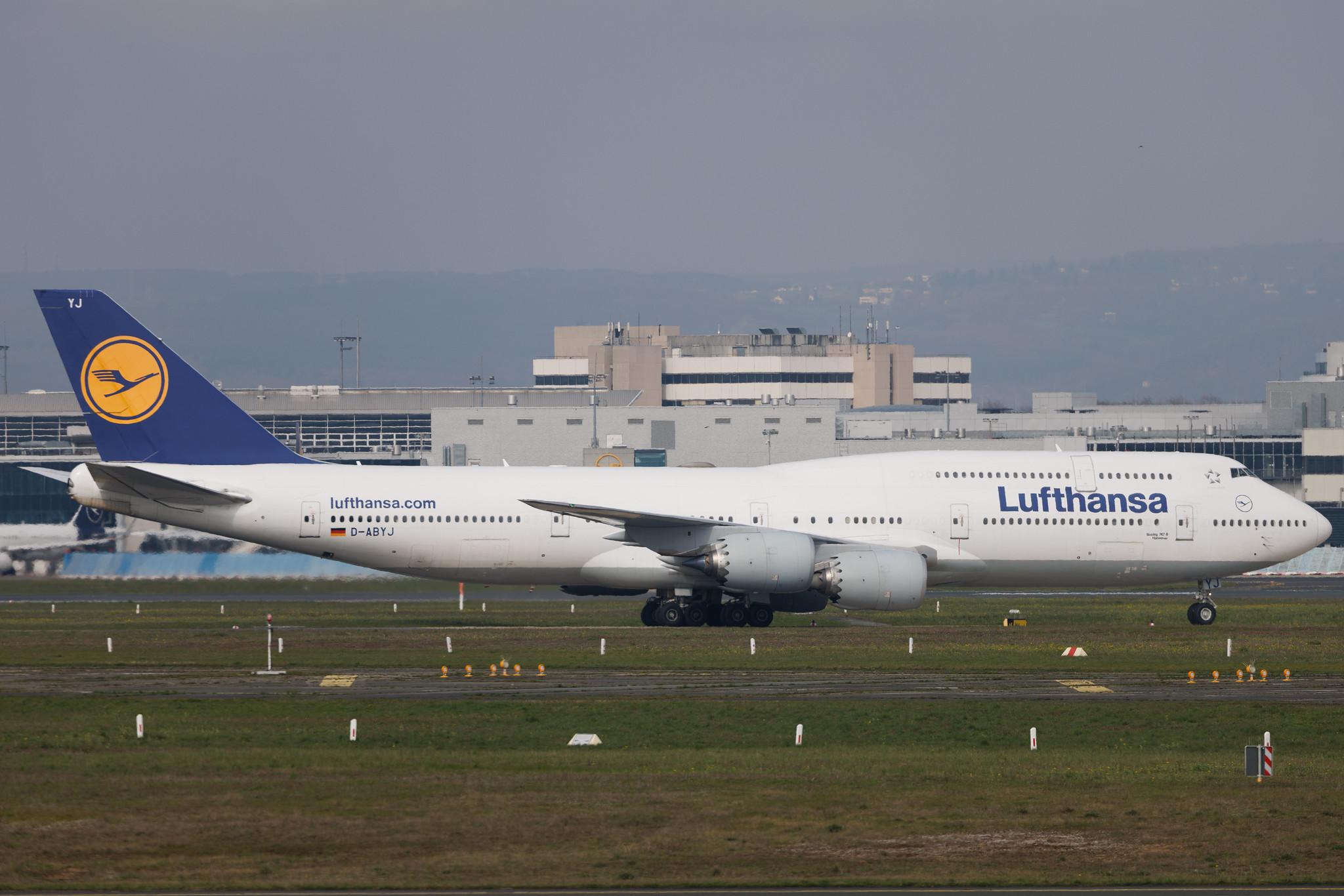 Frankfurt Airport: Lufthansa (LH / DLH) | Boeing 747-830 B748 | D-ABYJ | MSN 37834