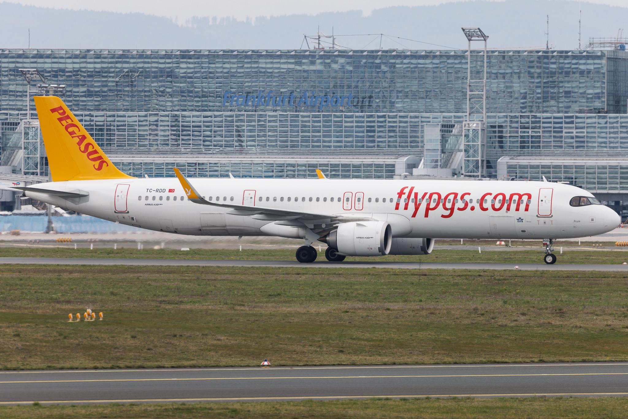 Frankfurt Airport: Pegasus (PC / PGT) | Operator: Pegasus Airlines | Airbus A321-251NX A21N | TC-RDD | MSN 11166