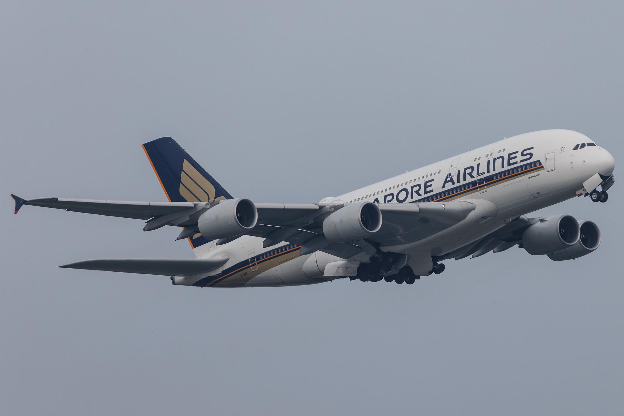 Frankfurt Airport: Singapore Airlines (SQ / SIA) | Airbus A380-841 A388 | 9V-SKW | MSN 251