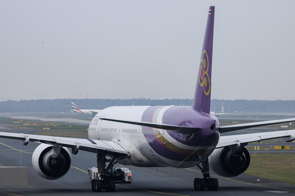 Frankfurt Airport: Thai Airways (TG / THA) | Boeing 777-3AL(ER) B77W | HS-TKR | MSN 41527
