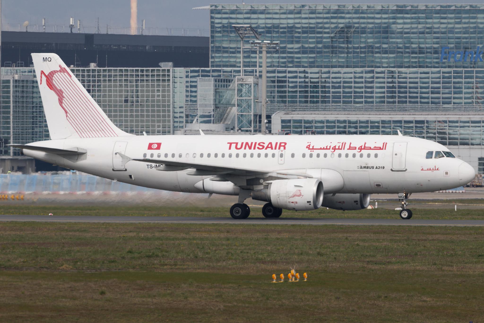 Frankfurt Airport: Tunisair (TU / TAR) | Airbus A319-112 A319 | TS-IMQ | MSN 3096