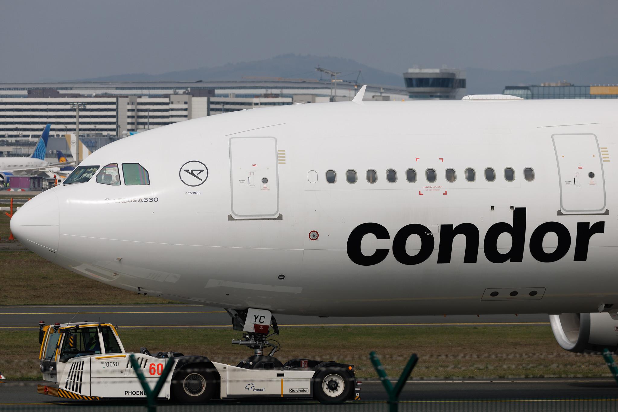 Frankfurt Airport: Condor (DE / CFG) | Airbus A330-243 A332 | D-AIYC | MSN 0975