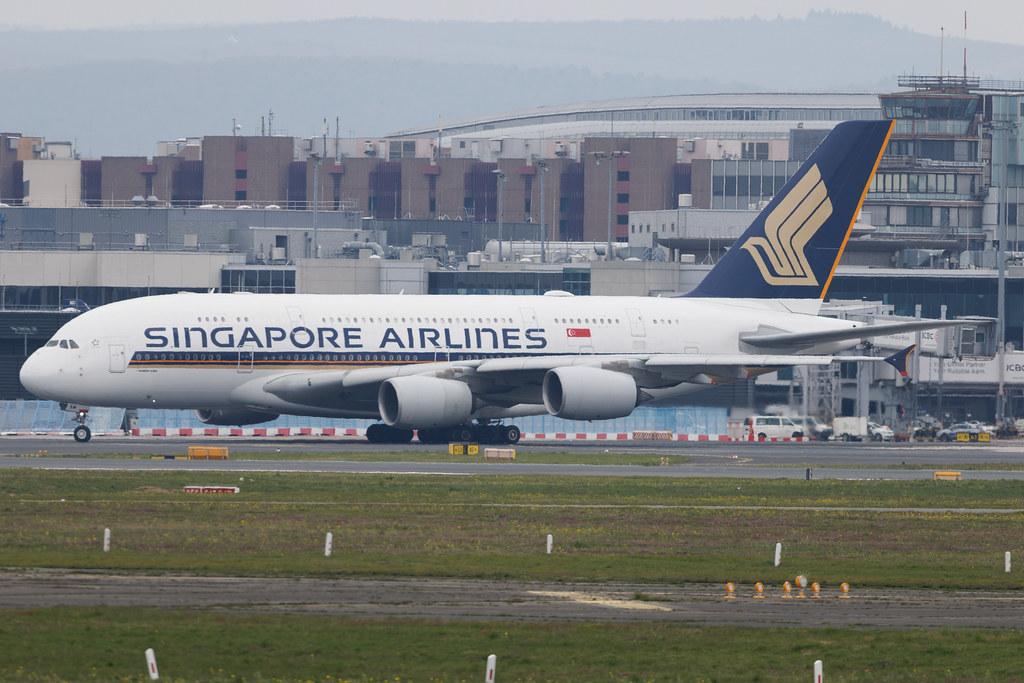 Frankfurt Airport: Singapore Airlines (SQ / SIA) | Airbus A380-841 A388 | 9V-SKM | MSN 065