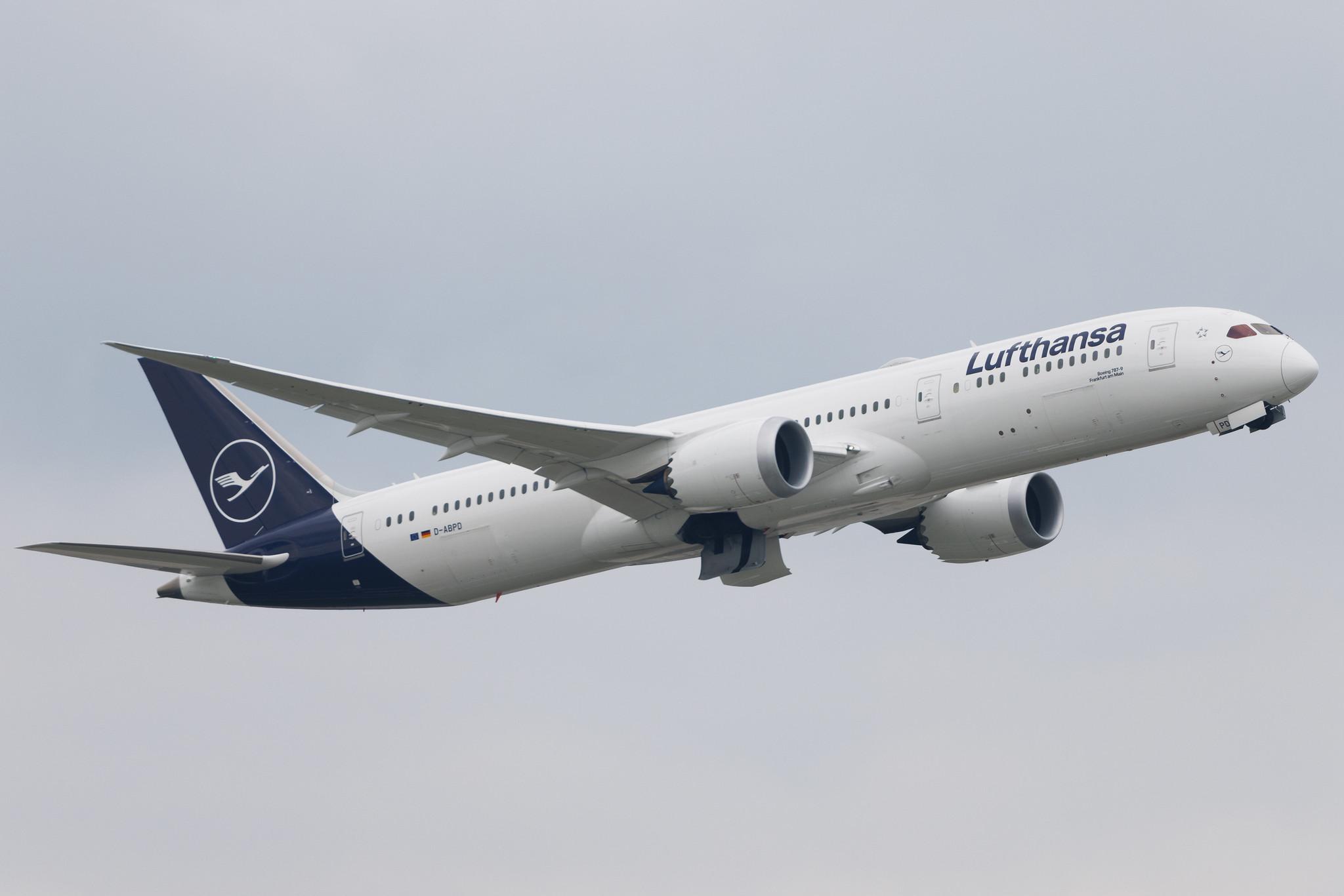Frankfurt Airport: Lufthansa (LH / DLH) | Boeing 787-9 Dreamliner B789 | D-ABPD | MSN 62729