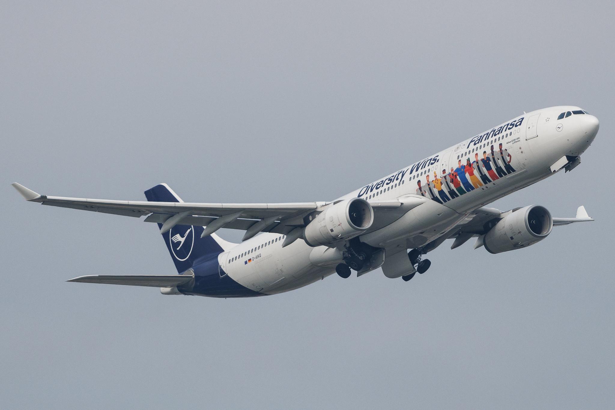 Frankfurt Airport: Lufthansa (LH / DLH) | Livery: Fanhansa Livery | Airbus A330-343 A333 | D-AIKQ | MSN 1305
