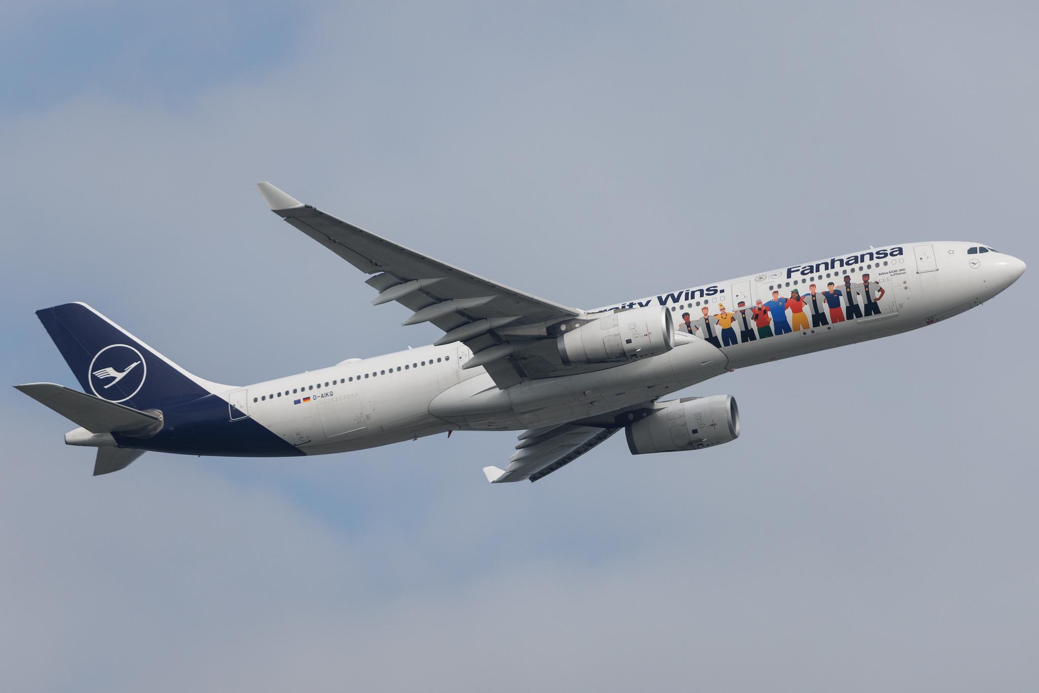 Frankfurt Airport: Lufthansa (LH / DLH) | Livery: Fanhansa Livery | Airbus A330-343 A333 | D-AIKQ | MSN 1305