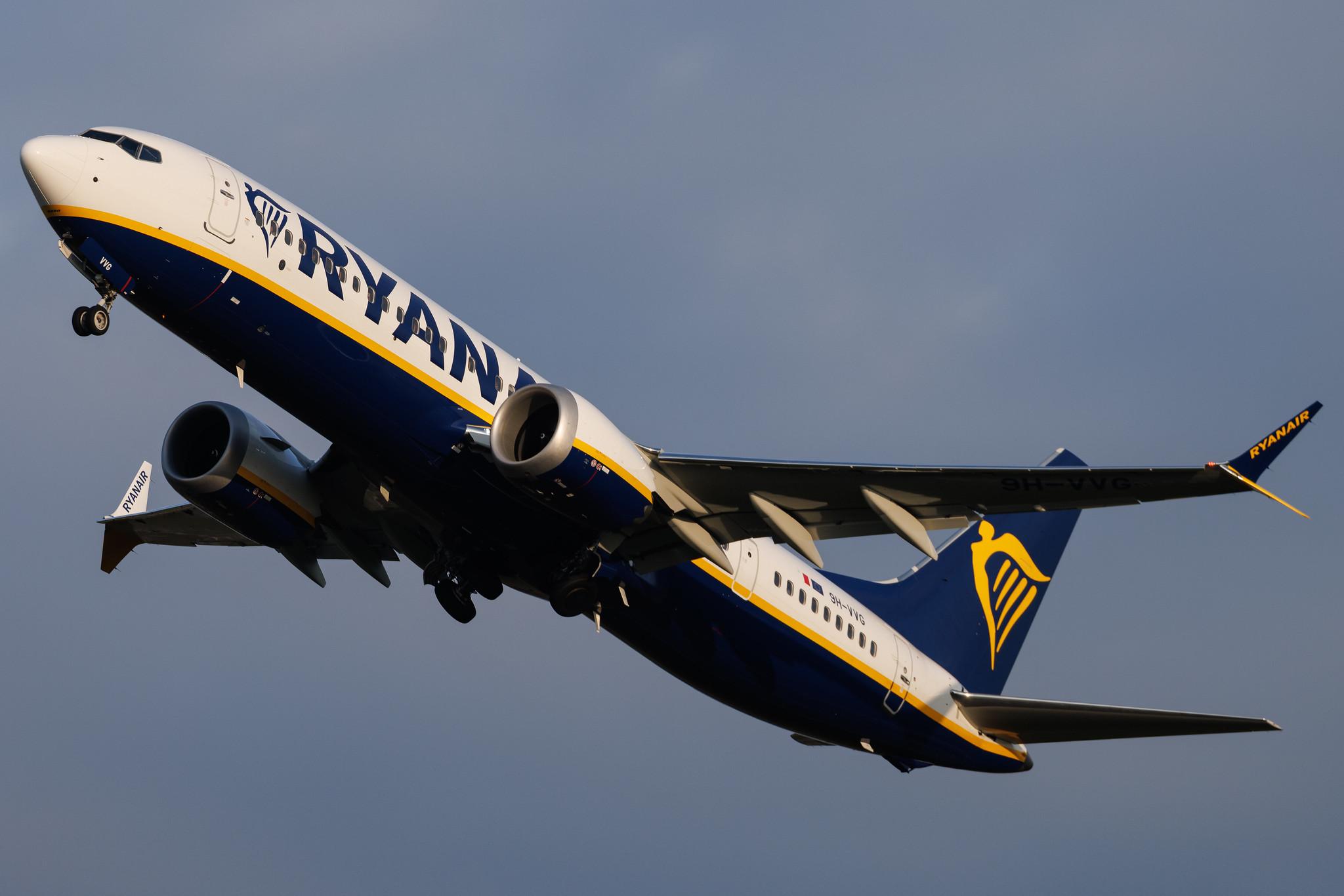 Hamburg Airport: Ryanair (FR / RYR) | Operator: Malta Air | Boeing 737 MAX 8-200 B38M | 9H-VVG | MSN 62343