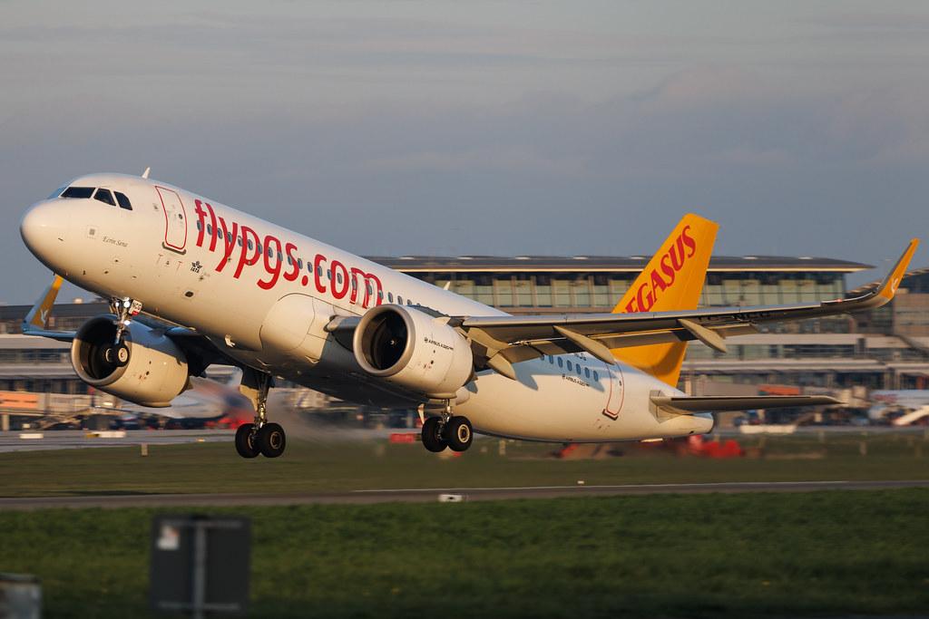 Hamburg Airport: Pegasus Airlines (PC / PGT) | Airbus A320-251N A20N | TC-NCG | MSN 8863