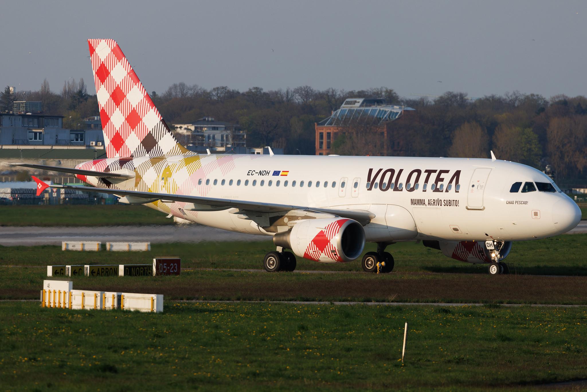 Hamburg Finkenwerder: Volotea (V7 / VOE) | Airbus A319-111 A319 | EC-NDH | MSN 03403