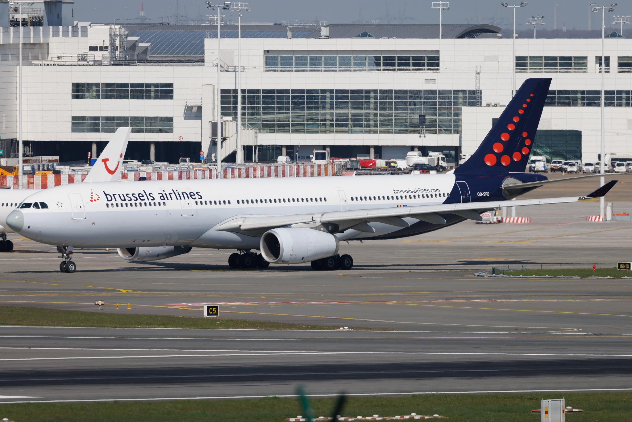 Brussels Airport: Brussels Airlines (SN / BEL) | Airbus A330-343 A333 | OO-SFE | MSN 1010