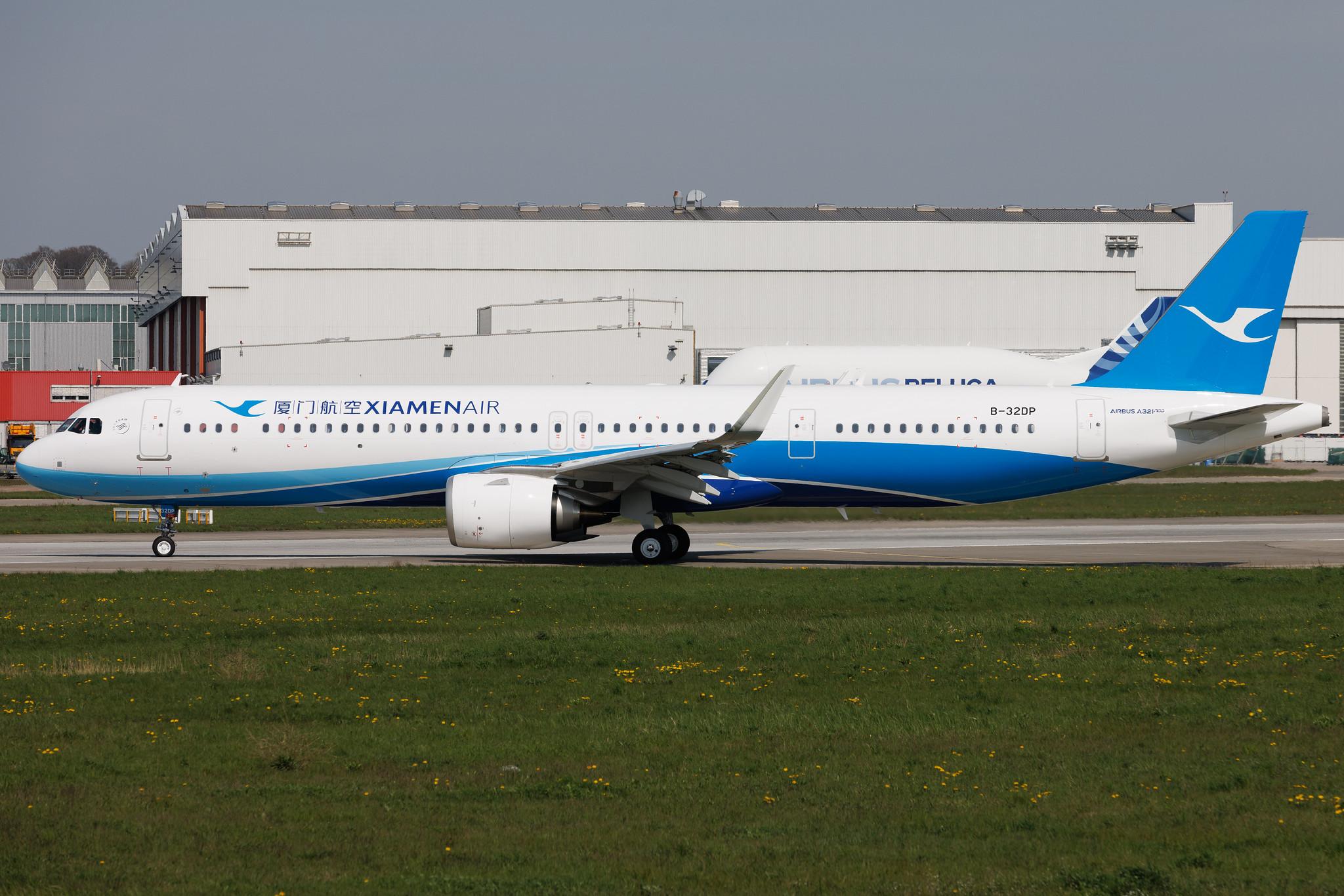 Hamburg Finkenwerder: Xiamen Airlines (MF / CXA) | Airbus A321-251NX A21N | B-32DP | MSN 11314