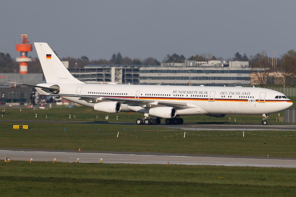 Hamburg Airport: German Air Force (/ GAF) | Airbus A340-313 A343 | 16+01 | MSN 274