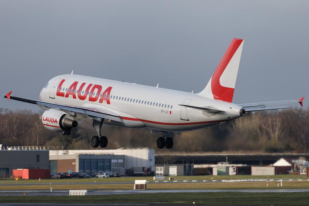 Hamburg Airport: Lauda Europe (LW / LDA) | Airbus A320-214 A320 | 9H-LOI | MSN 02994
