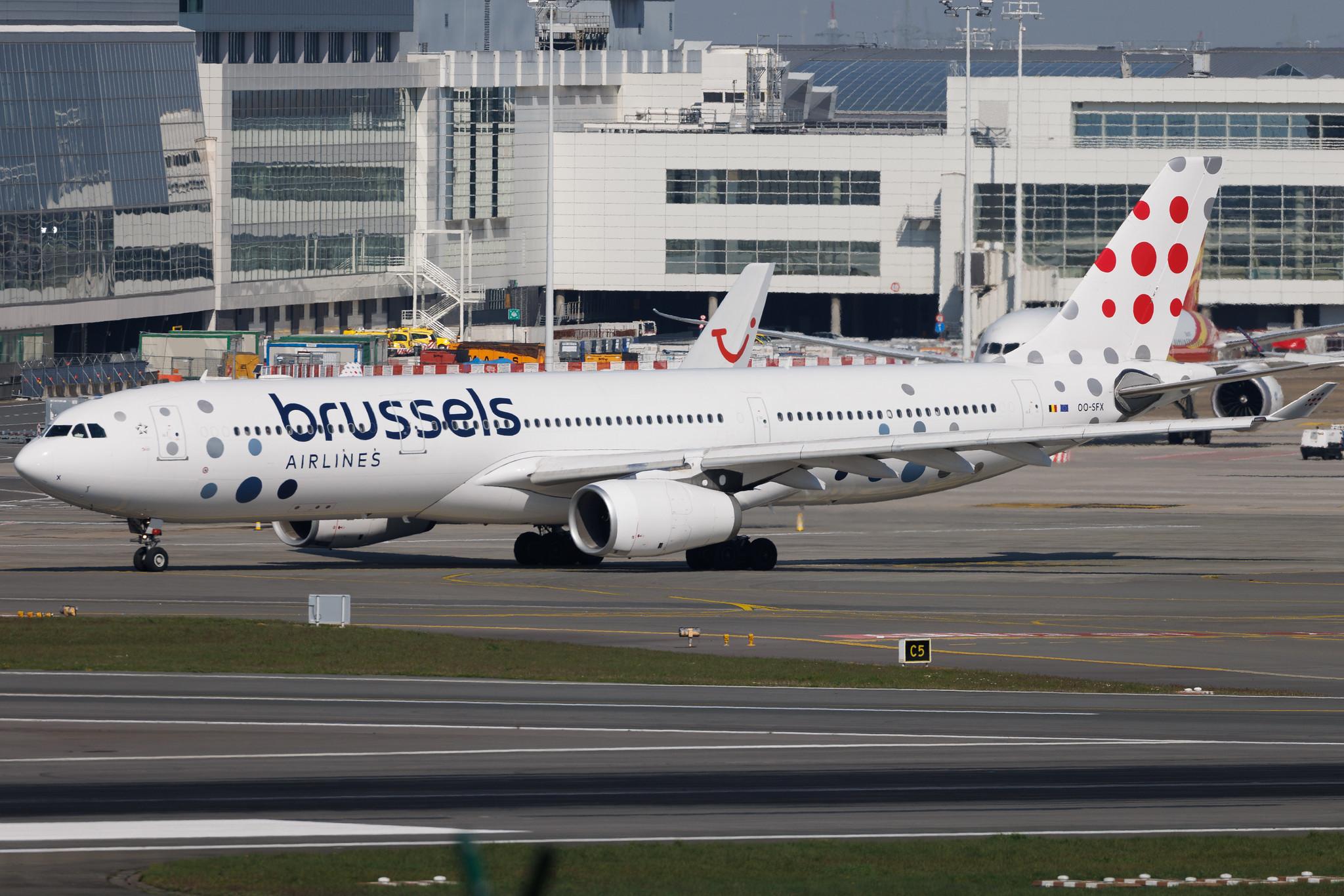 Brussels Airport: Brussels Airlines (SN / BEL) | Airbus A330-343 A333 | OO-SFX | MSN 1085