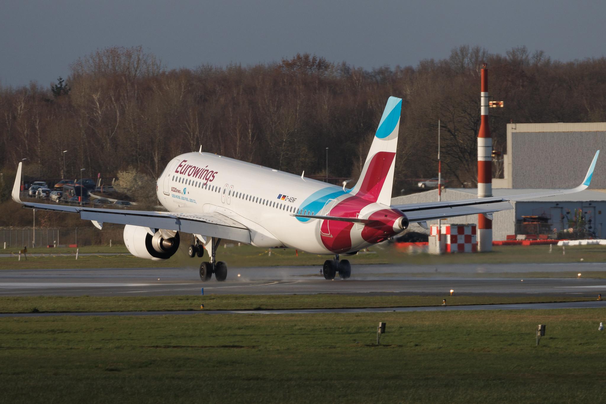Hamburg Airport: Eurowings (EW / EWG) | Airbus A320-251N A20N | D-AENF | MSN 10674