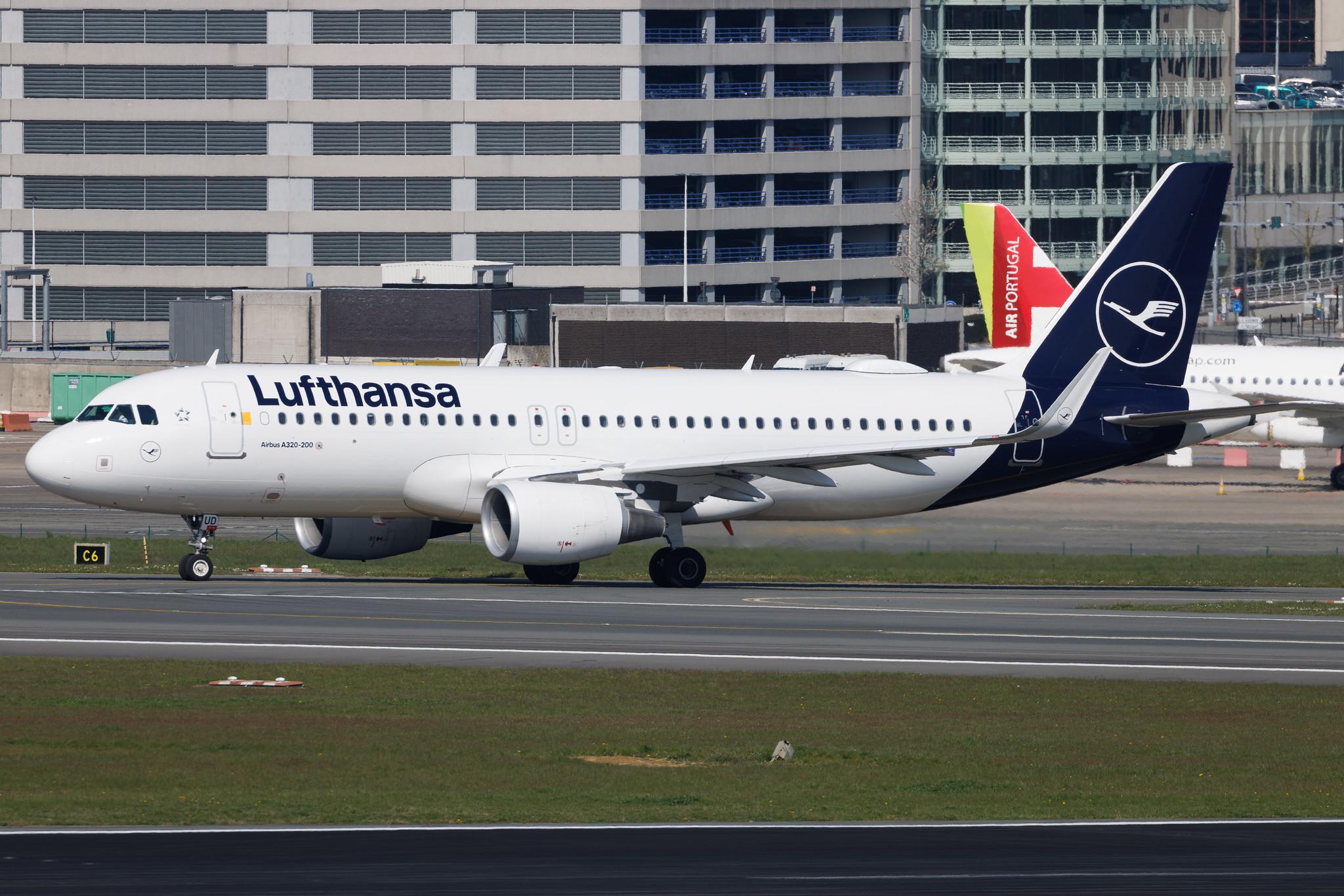 Brussels Airport: Lufthansa (LH / DLH) | Airbus A320-214 A320 | D-AIUD | MSN 6033