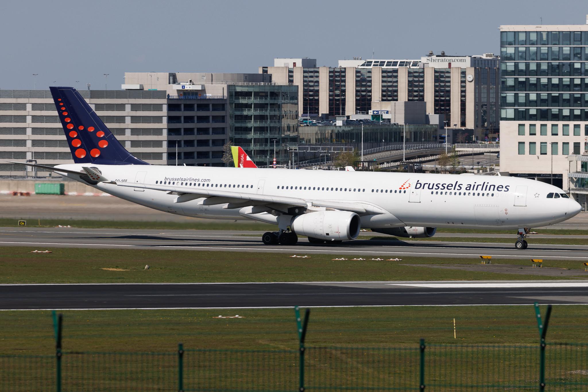 Brussels Airport: Brussels Airlines (SN / BEL) | Airbus A330-342 A333 | OO-SFF | MSN 1132