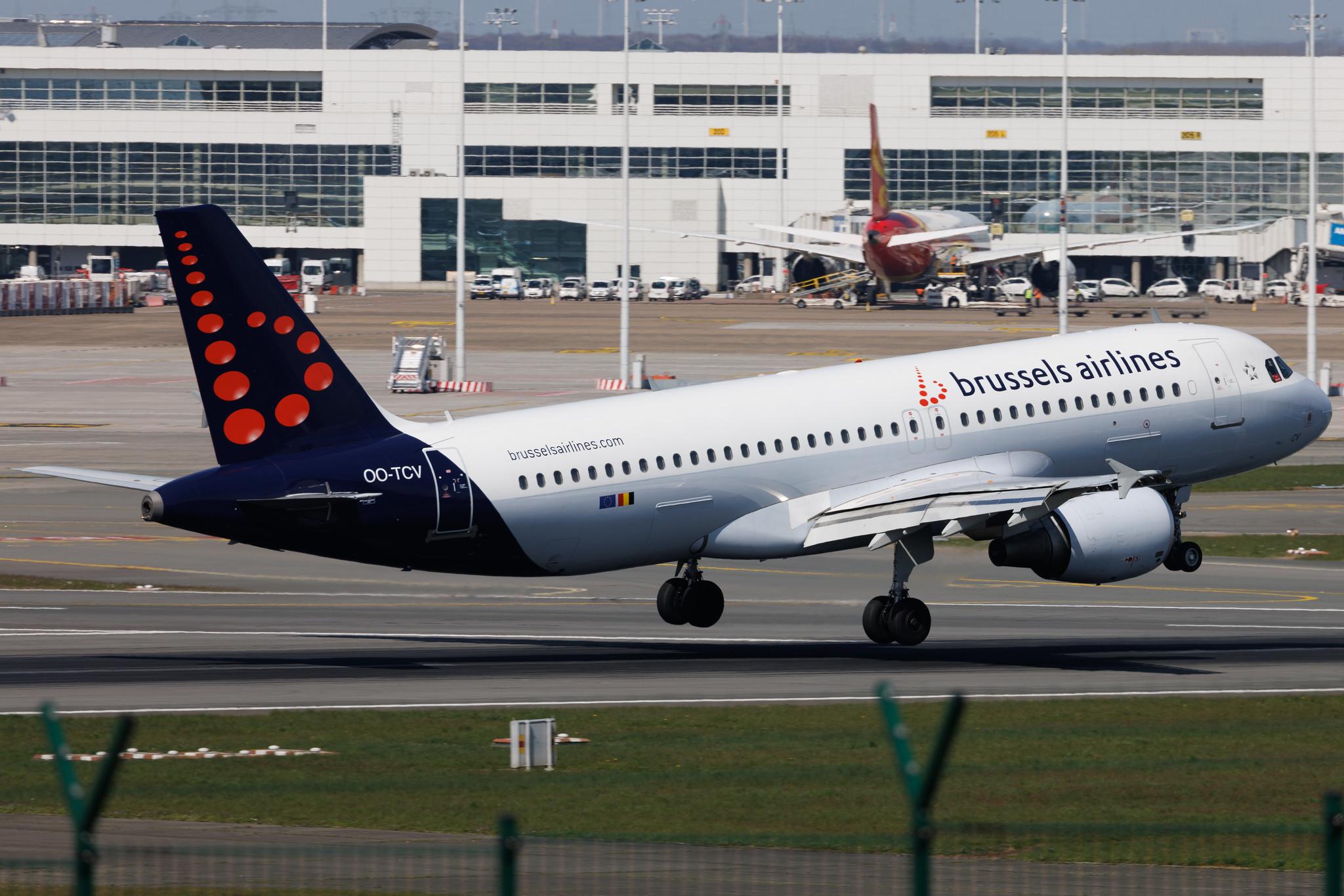 Brussels Airport: Brussels Airlines (SN / BEL) | Airbus A320-214 A320 | OO-TCV | MSN 1968