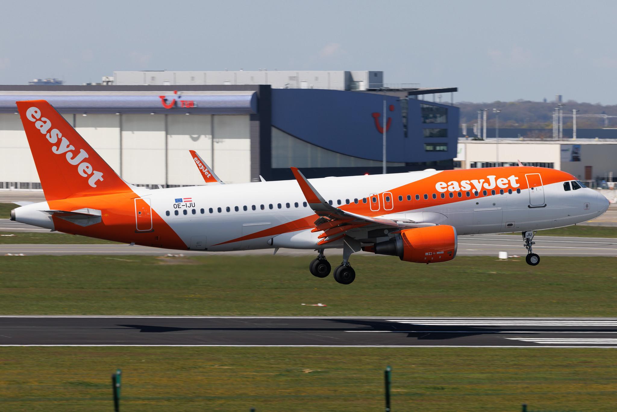 Brussels Airport: easyJet (U2 / EZY) | Operator: easyJet Europe | Airbus A320-214 A320 | OE-IJU | MSN 7460