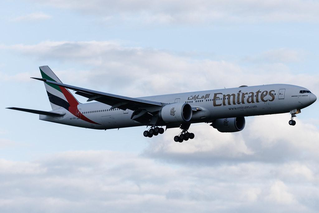 Brussels Airport: Emirates (EK / UAE) | Boeing 777-31H(ER) B77W | A6-EQI | MSN 42354