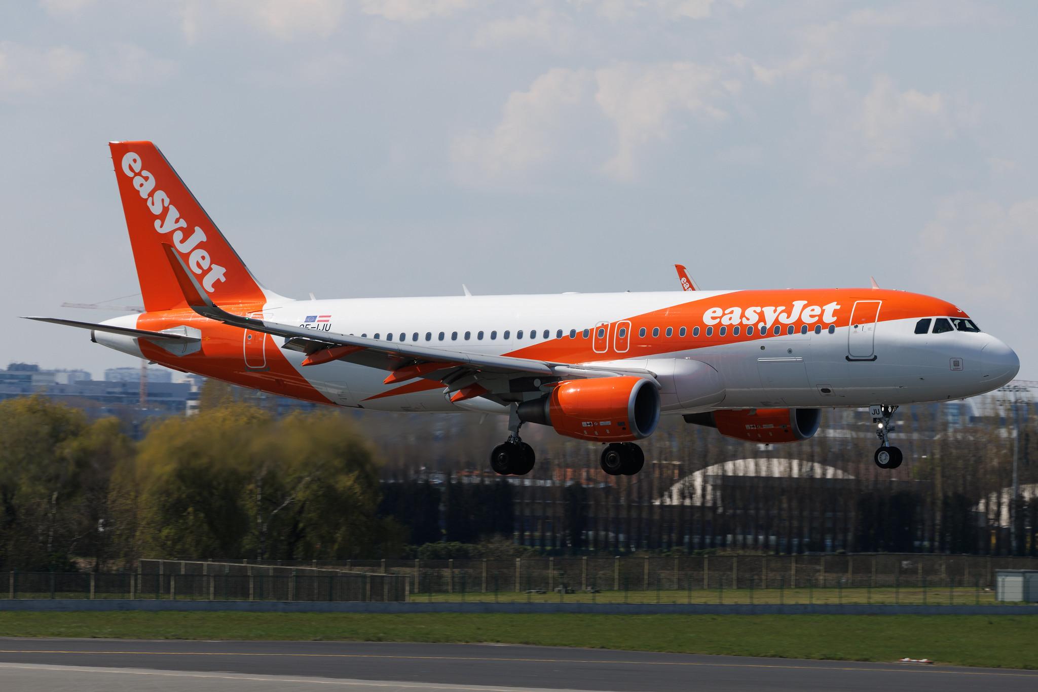 Brussels Airport: easyJet (U2 / EZY) | Operator: easyJet Europe | Airbus A320-214 A320 | OE-IJU | MSN 7460