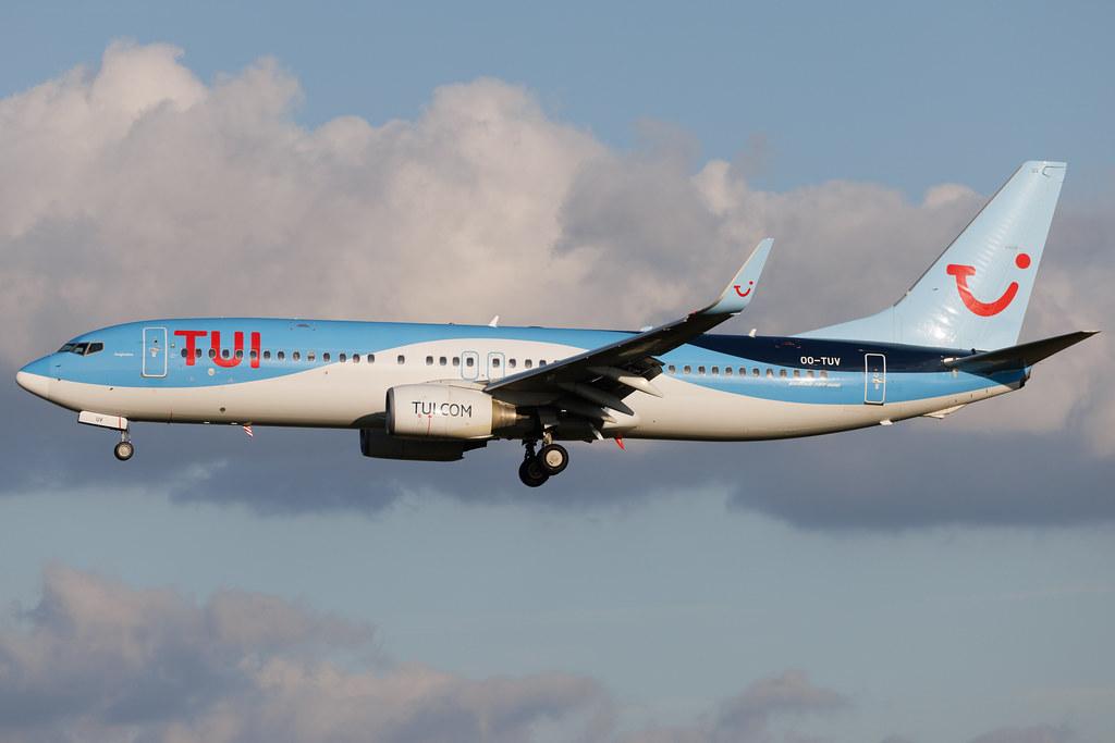Brussels Airport: TUI (X3 / TUI) | Operator: TUI Airlines Belgium |  Boeing 737-86J B738 | OO-TUV | MSN 36883