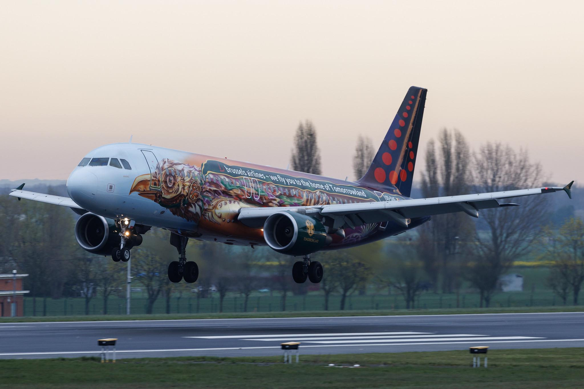 Brussels Airport: Brussels Airlines (SN / BEL) | Livery: Tomorrowland Livery | Airbus A320-214 A320 | OO-SNF | MSN 2810