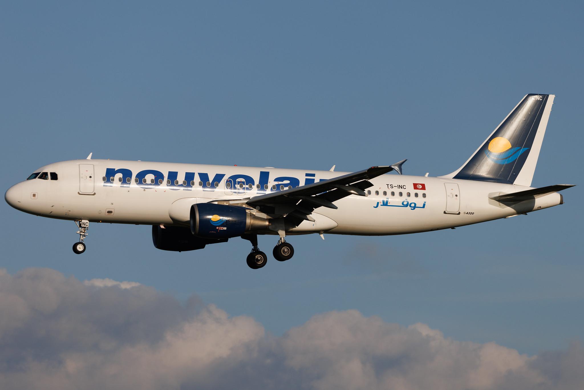 Brussels Airport: Nouvelair (BJ / LBT) | Operator: Nouvelair Tunisie | Airbus A320-214 A320 | TS-INC | MSN 1744