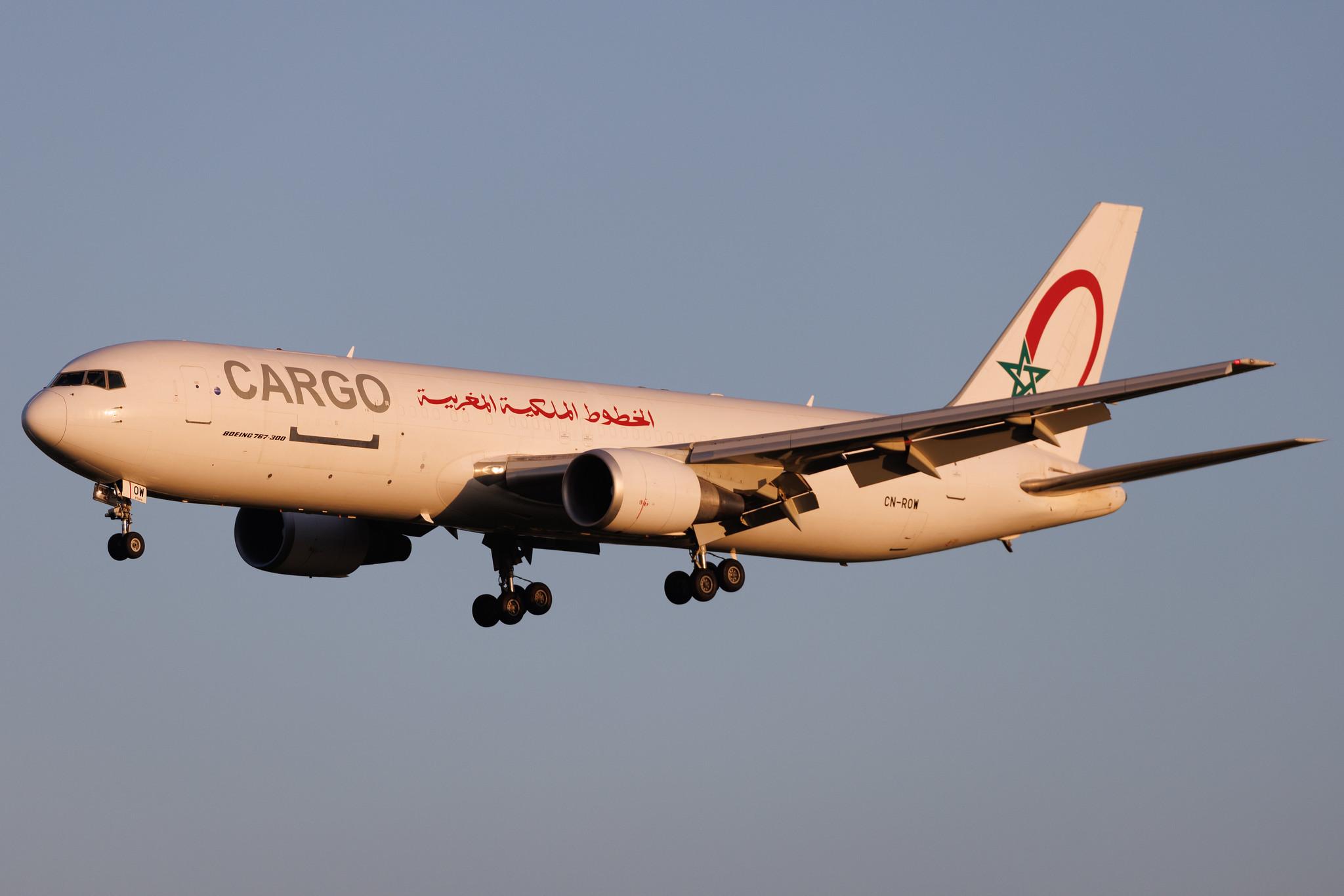Brussels Airport: Royal Air Maroc Cargo (AT / RAM) | Operator: Royal Air Maroc | Boeing 767-343(ER)(BCF) B763 | CN-ROW | MSN 30008