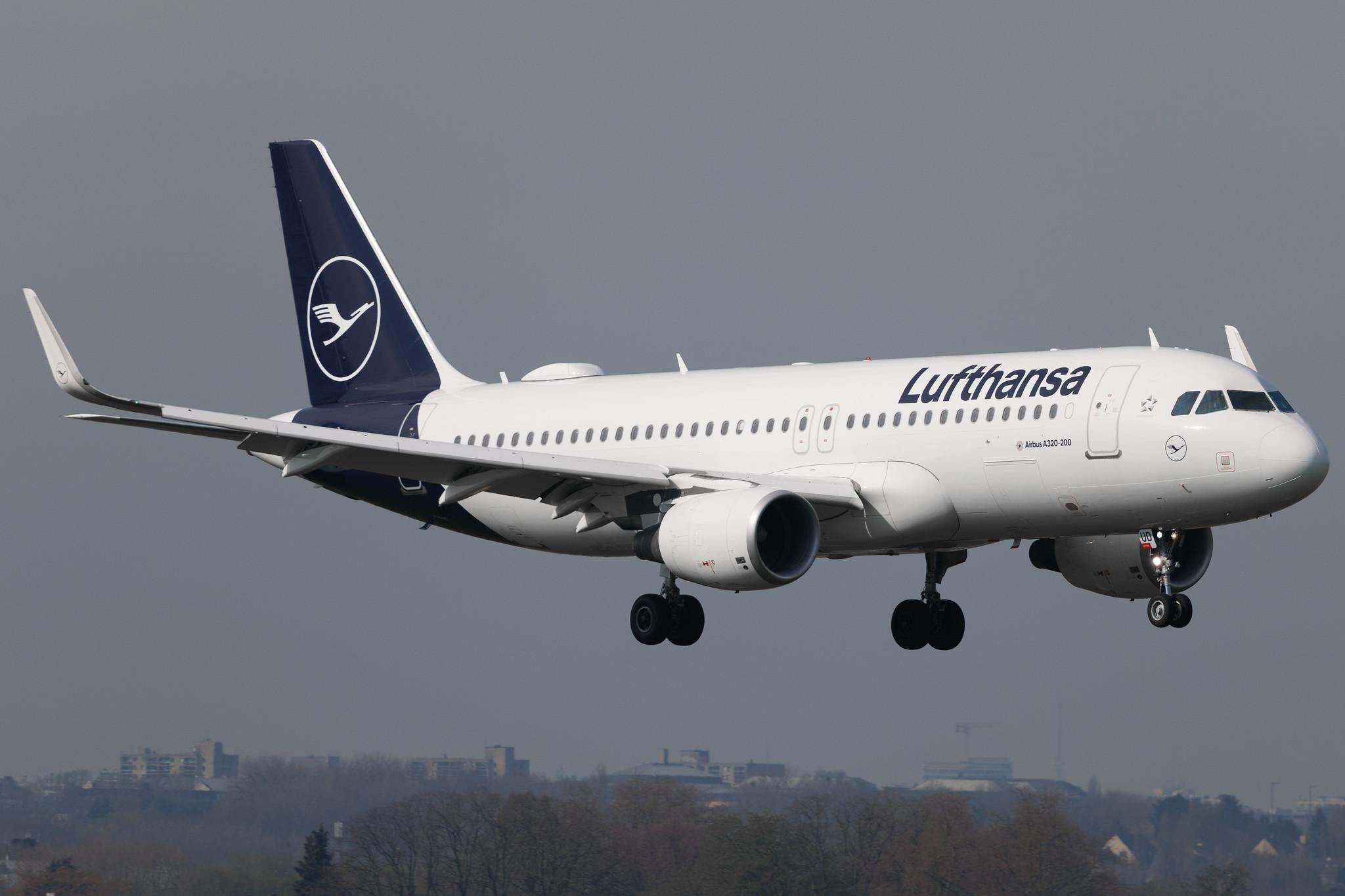 Brussels Airport: Lufthansa (LH / DLH) | Airbus A320-214 A320 | D-AIUD | MSN 6033