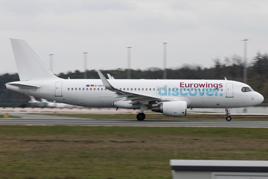 Frankfurt Airport: Eurowings Discover (4Y / OCN) | Airbus A320-214 A320 | D-AIUT | MSN 7115
