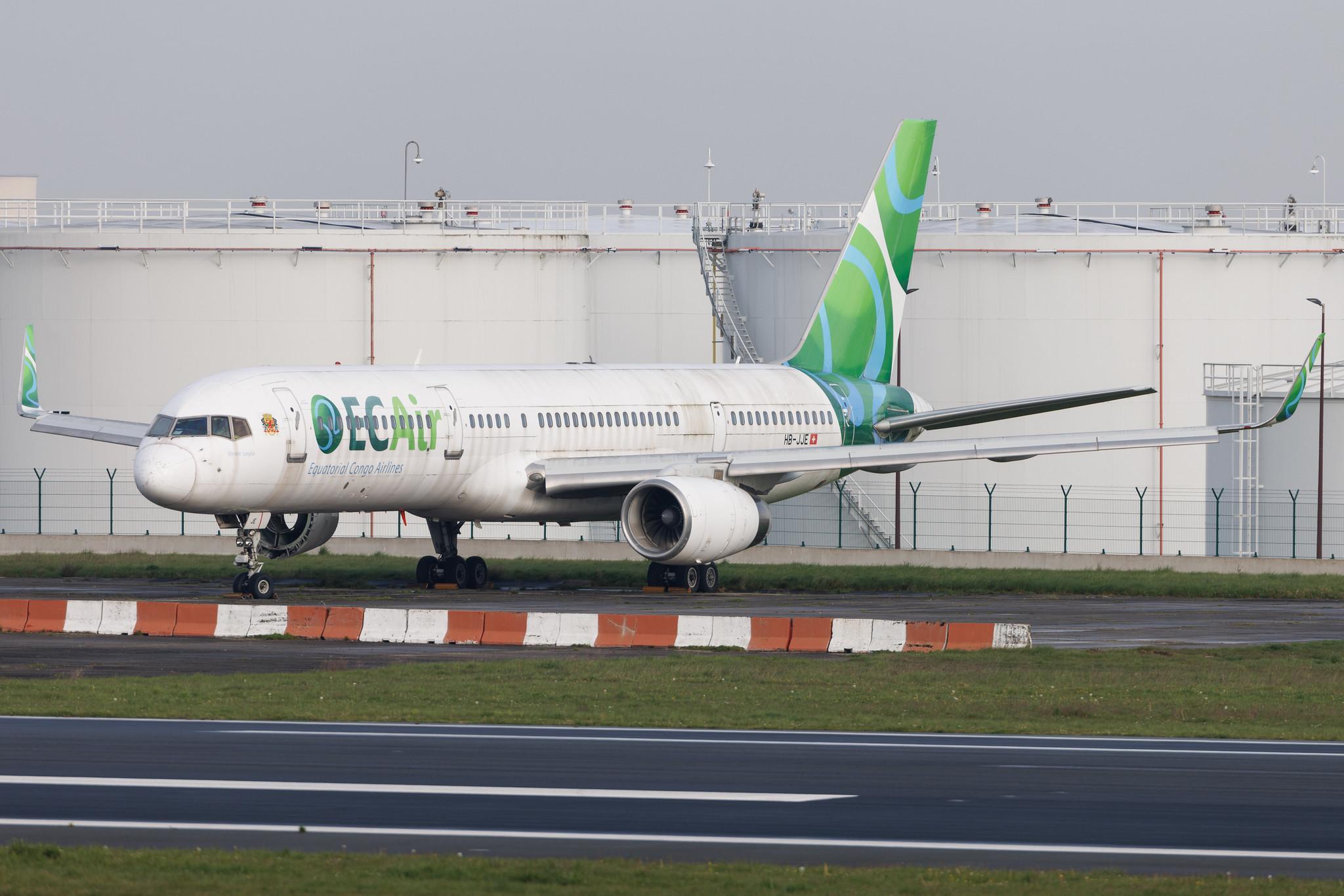 Brussels Airport: ECAir  | Boeing 757-204 B752 | HB-JJE | MSN 27219