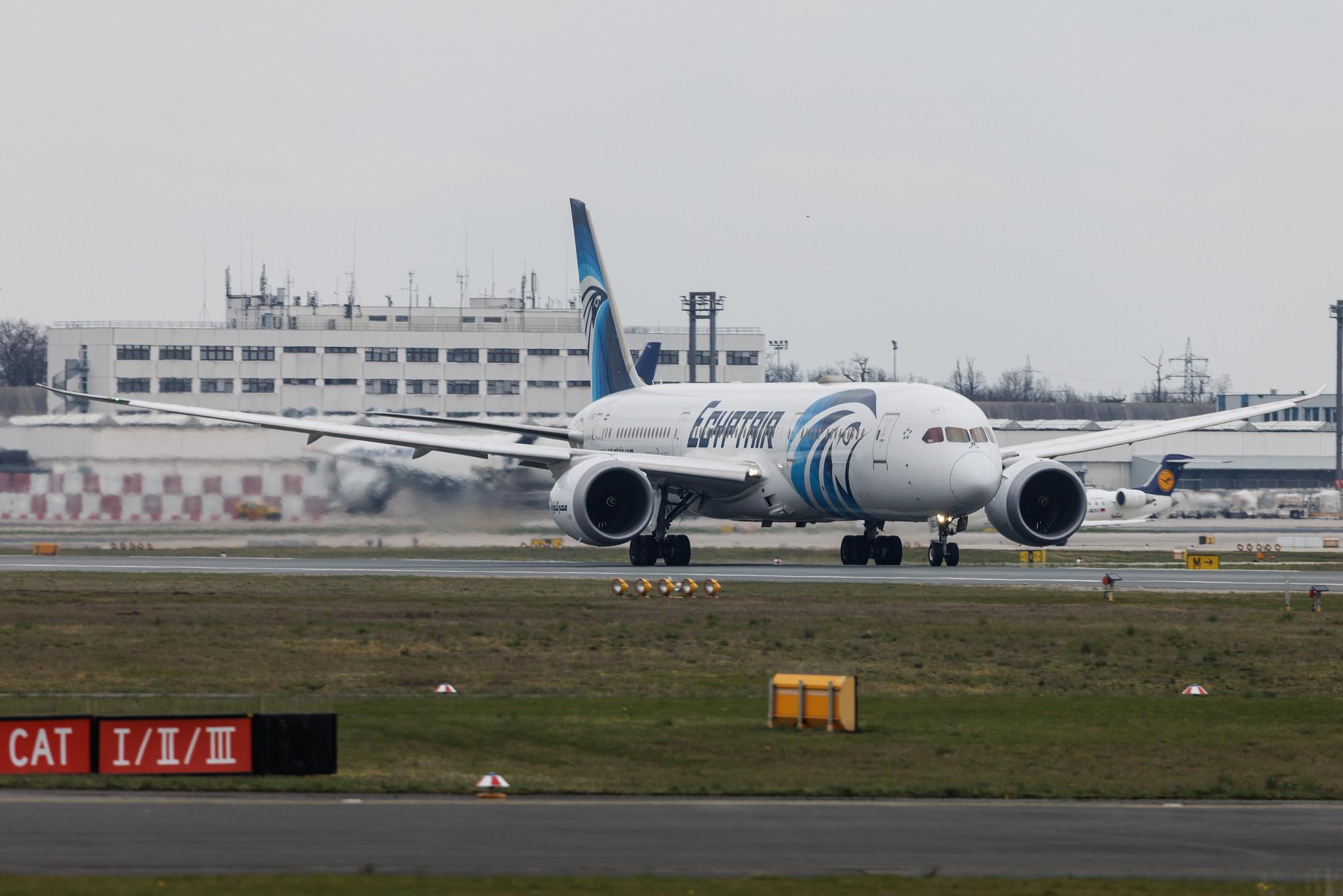 Frankfurt Airport: EgyptAir (MS / MSR) | Boeing 787-9 Dreamliner B789 | SU-GEU | MSN 38802