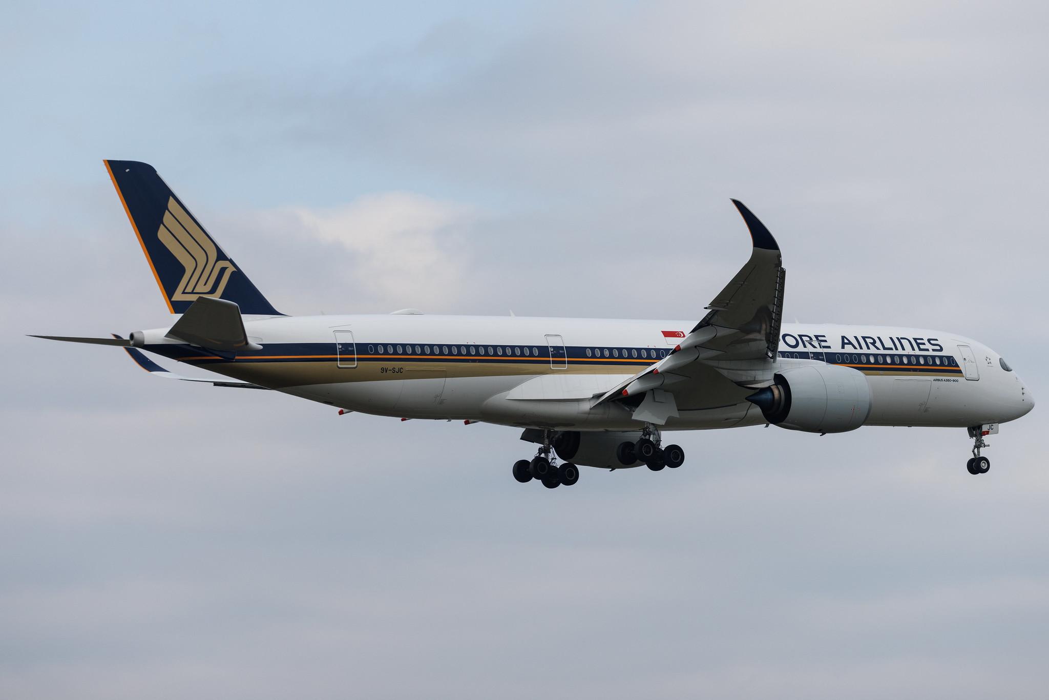 Frankfurt Airport: Singapore Airlines (SQ / SIA) | Airbus A350-941 A359 | 9V-SJC | MSN 564