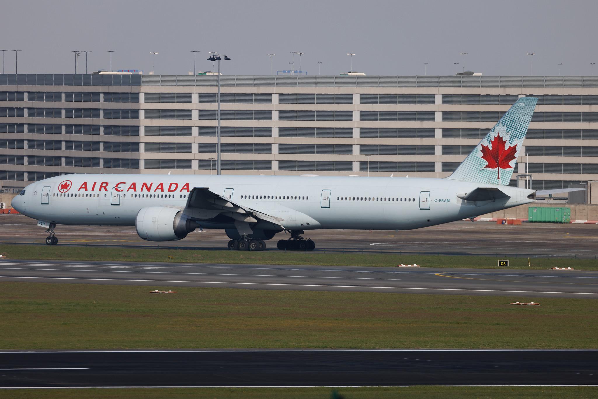 Brussels Airport: Air Canada (AC / ACA) | Boeing 777-333(ER) B77W | C-FRAM | MSN 35250