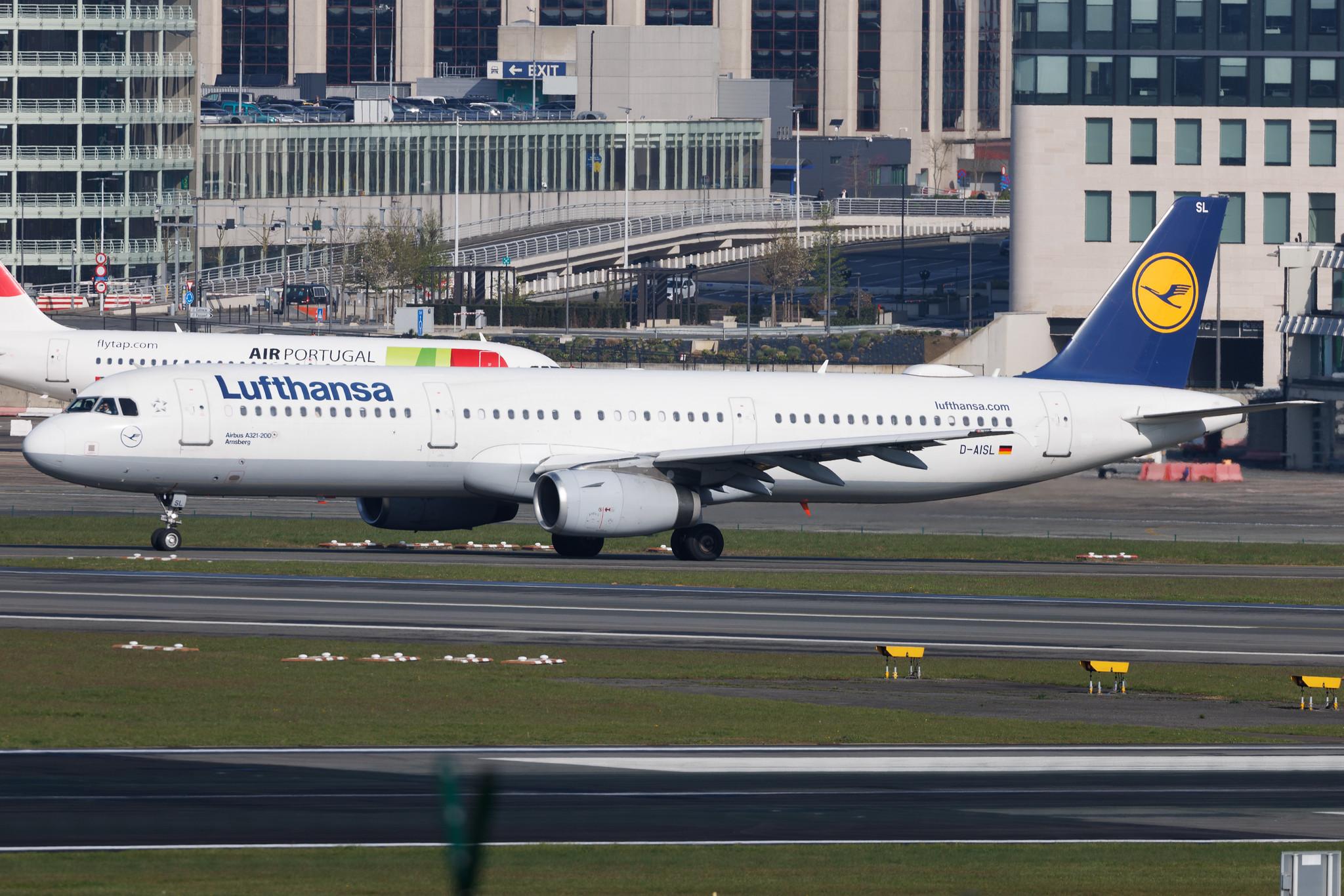 Brussels Airport: Lufthansa (LH / DLH) | Airbus A321-231 A321 | D-AISL | MSN 3434